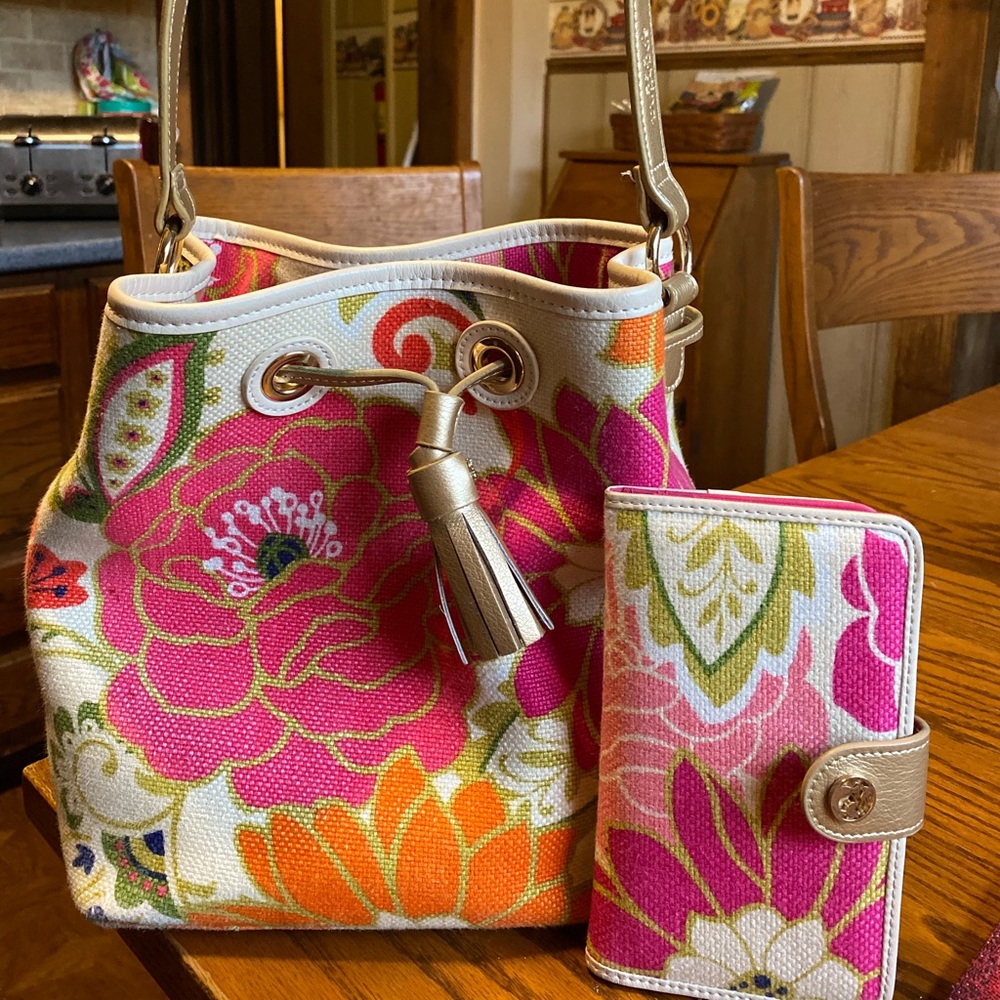 Spartina bag and wallet